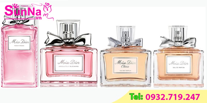 Review nước hoa Miss Dior có mấy loại mùi nào thơm nhất