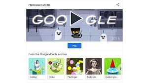 POPULAR GOOGLE DOODLE GAMES: DEFEND THE MAGIC CAT ACADEMY AGAINST GHOSTS IN  THROWBACK HALLOWEEN GAME