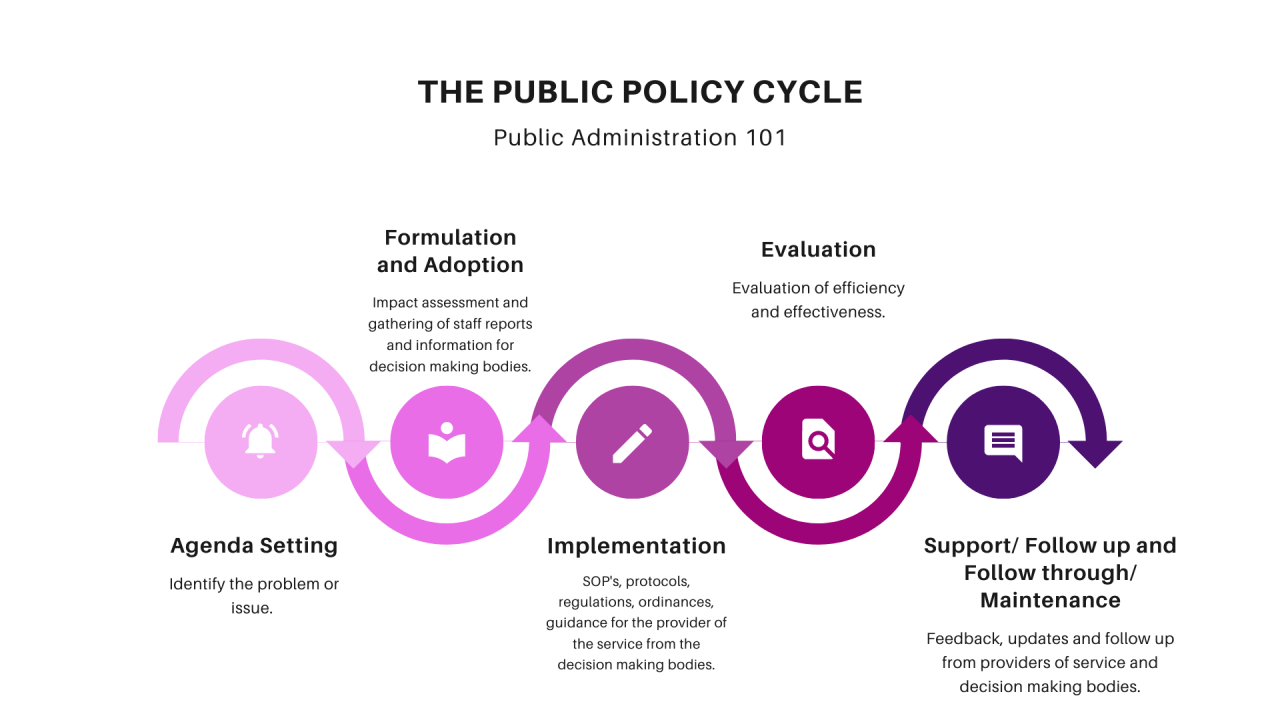 stages of public policy process