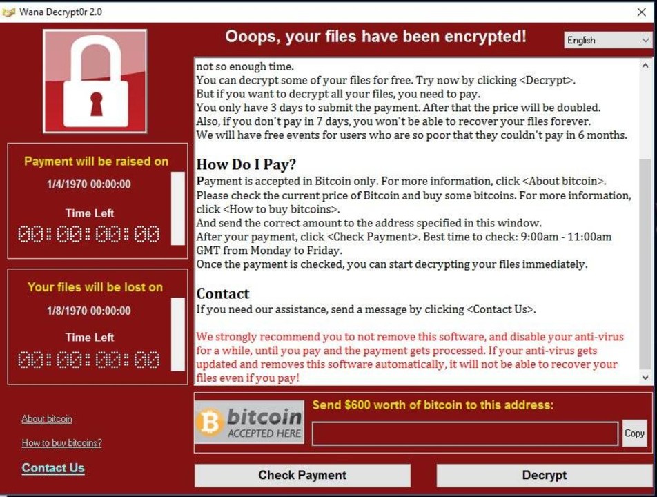 Herramienta del CCN-CERT para prevenir el ransomware Wanna Cry