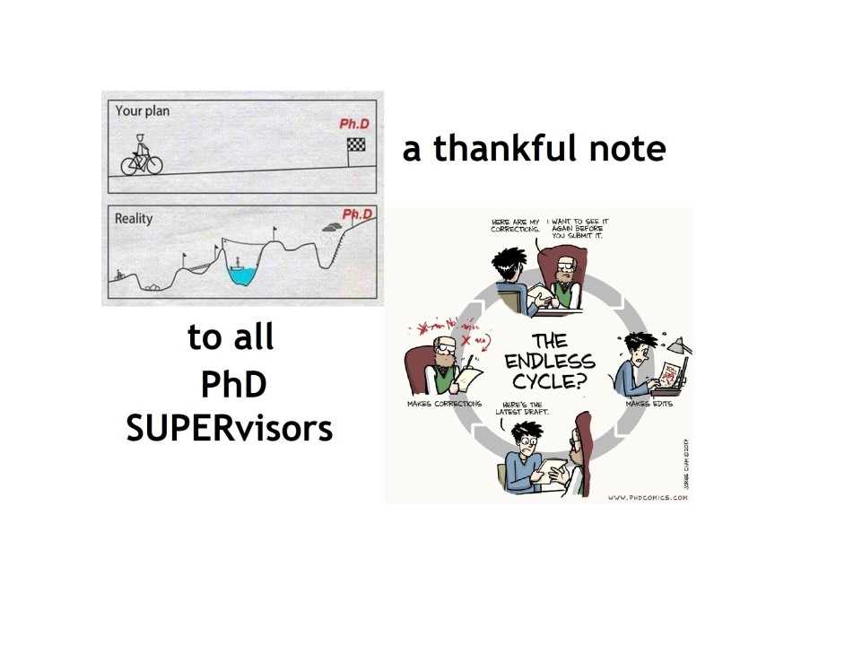 how to thank your phd advisor