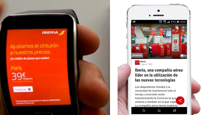 Guardería Venta ambulante Floración Iberia lanza la primera campaña en smartwatches de España de la mano de  ADGAGE y Carat