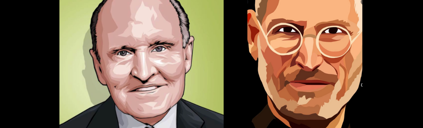 What did Jack Welch and Steve Jobs have in common?
