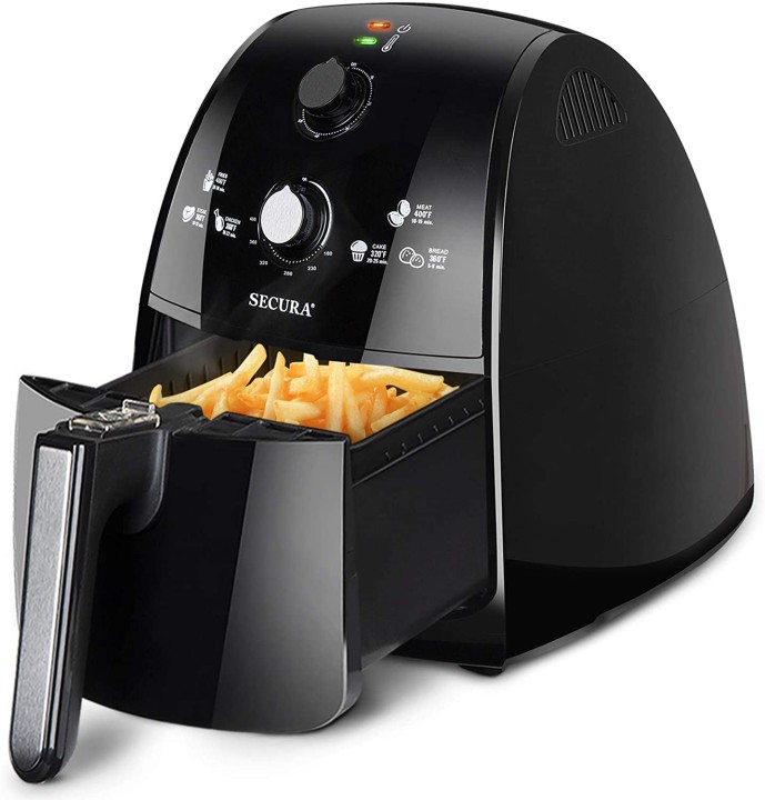 Secura Air Fryer Oil Free Nonstick Cooker w/Additional Accessories