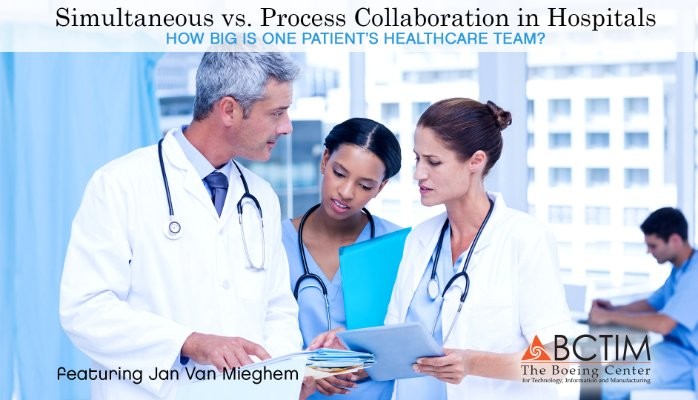 Simultaneous vs. Process Collaboration in Hospitals: How Big is One Patient's Healthcare Team? 