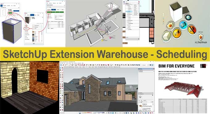 Top 10 SketchUp Plugin for Scheduling