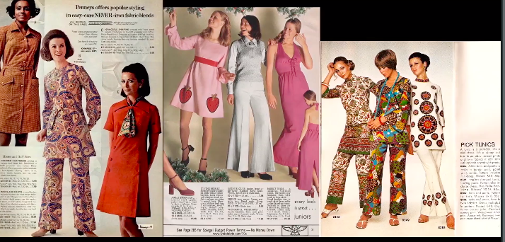 Fashion: 1970s lapels flairs and bell bottoms galore