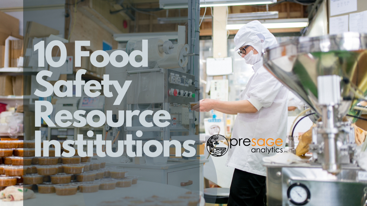 10 Institutions for Training & Learning About Food Safety (with links)