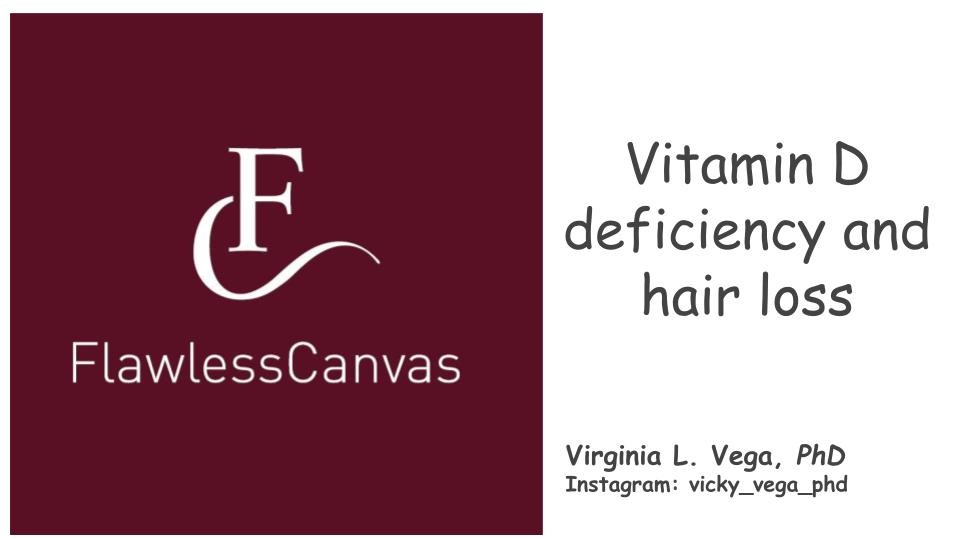 Around 70% of the world population is deficient in vitamin D and guess what  low levels of vitamin D are linked to hair loss.