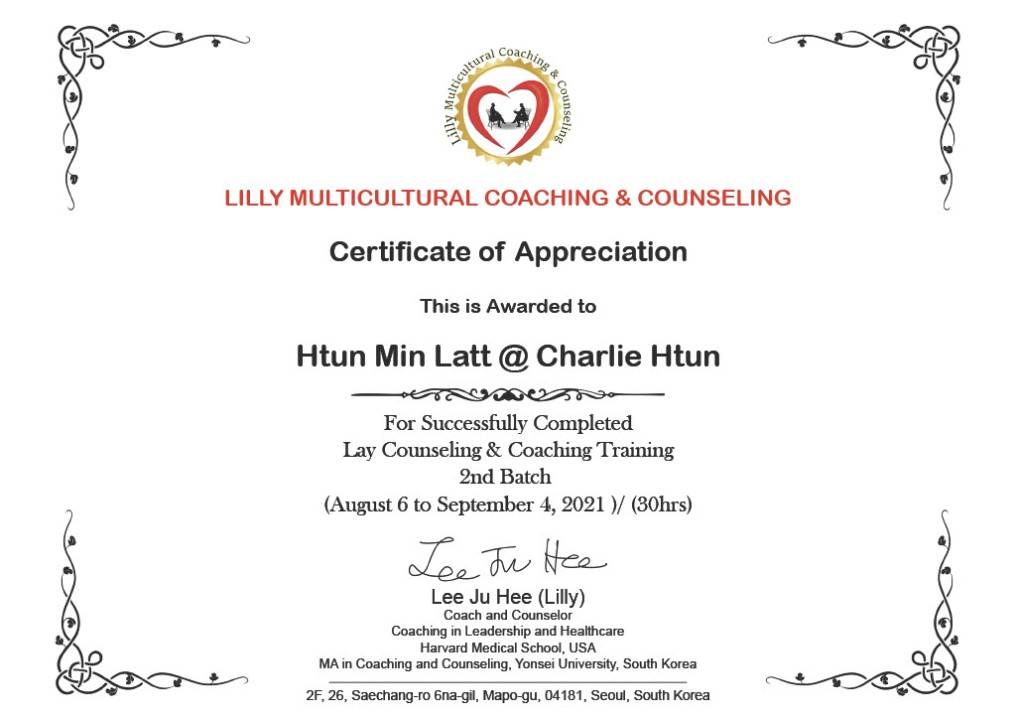 Lay Counseling Lay Counseling