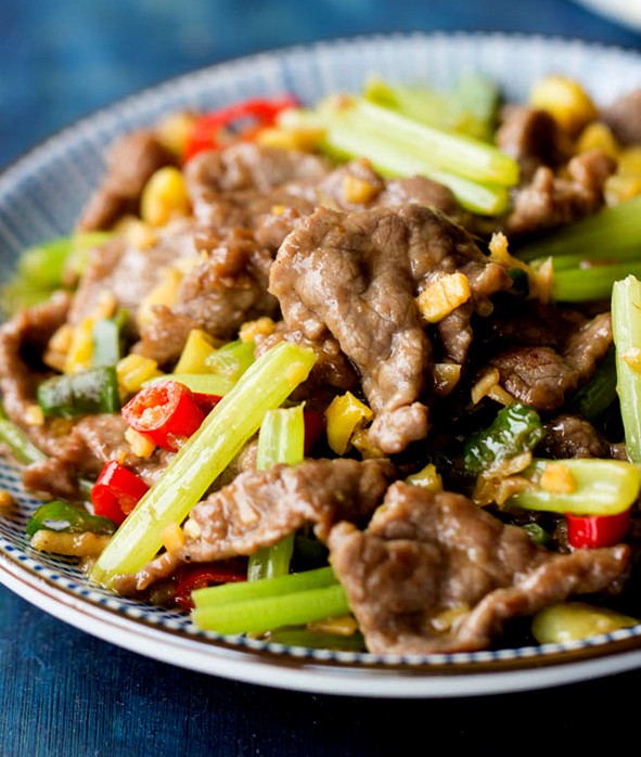 Take-away Style Hunan Beef Stir Fry