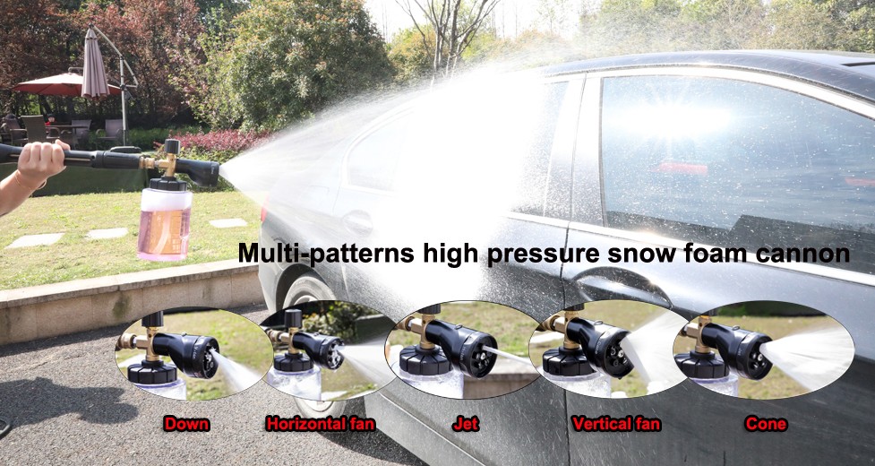 Weirran multi-patterns high pressure snow foam cannon