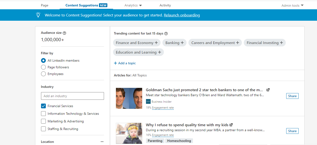 New Feature: LinkedIn Content Suggestions - 3 Reasons Why You Should Use  Them Today
