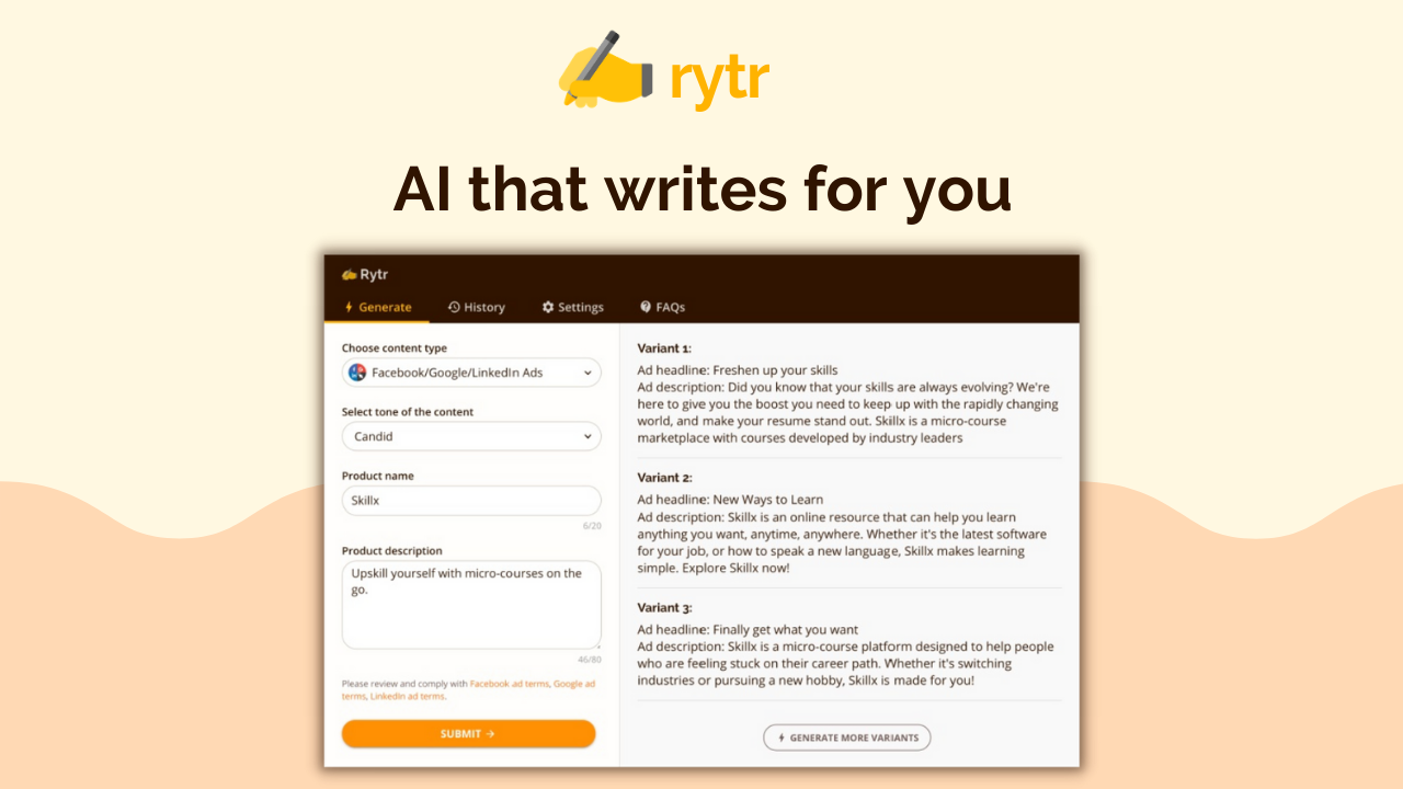 What your review of Rytr?