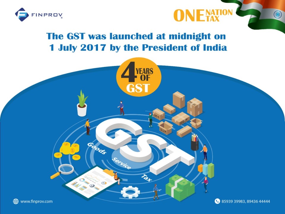 Reduced taxes, Increased compliance, India Marks 4 years GST experiment.