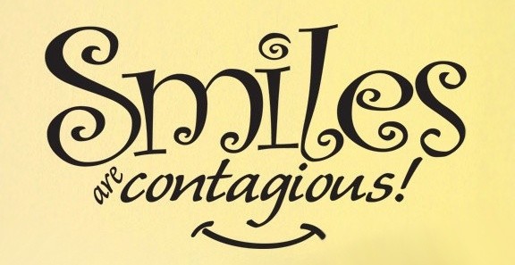 Smiles are contagious!