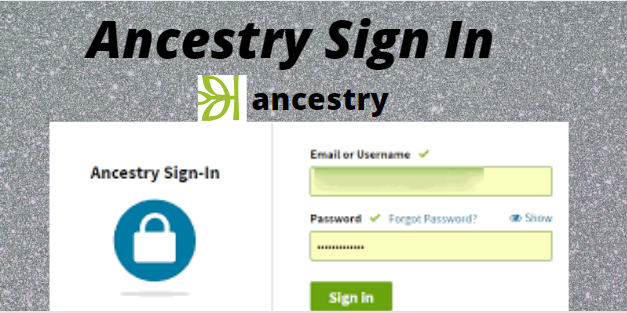 Signing in to and out of Your Ancestry Account
