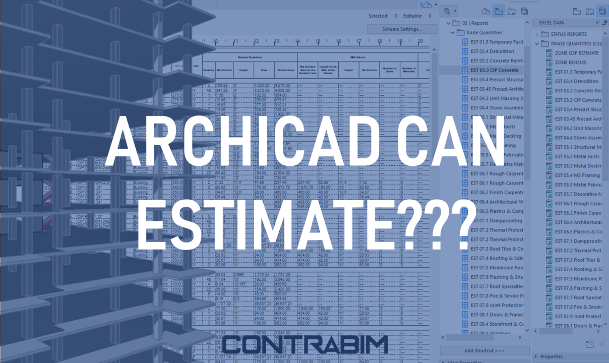 10 Tips for Estimating with ARCHICAD