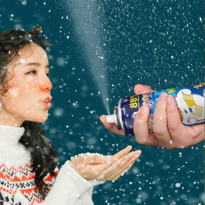 How to Spray Artificial snow– Fake Snow Spray in Can