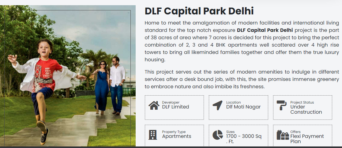 DLF Capital Park Midtown Delhi By DLF Ltd.