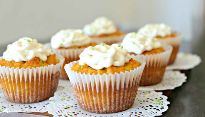 Gluten Free Coconut Key Lime Cupcakes