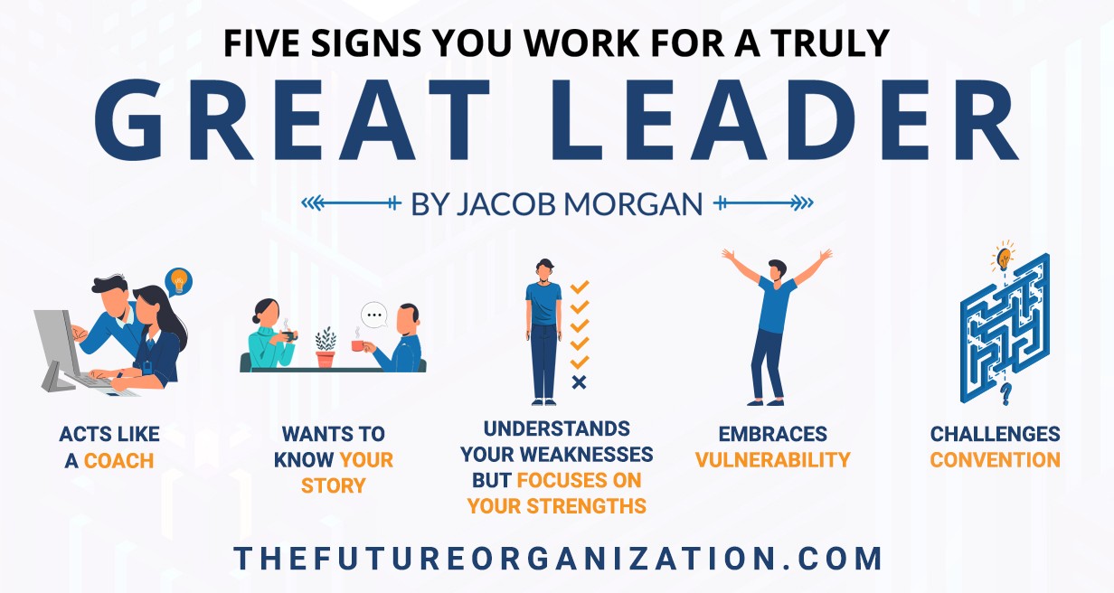 5 Signs You Work For a Truly Great Leader