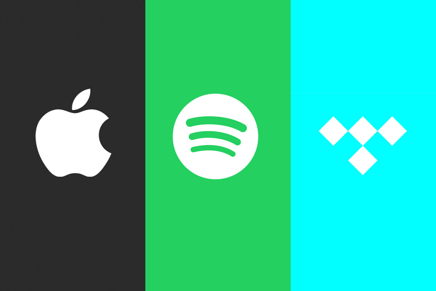 Apple music is catching up, so does Tidal. Source: EveningStandard