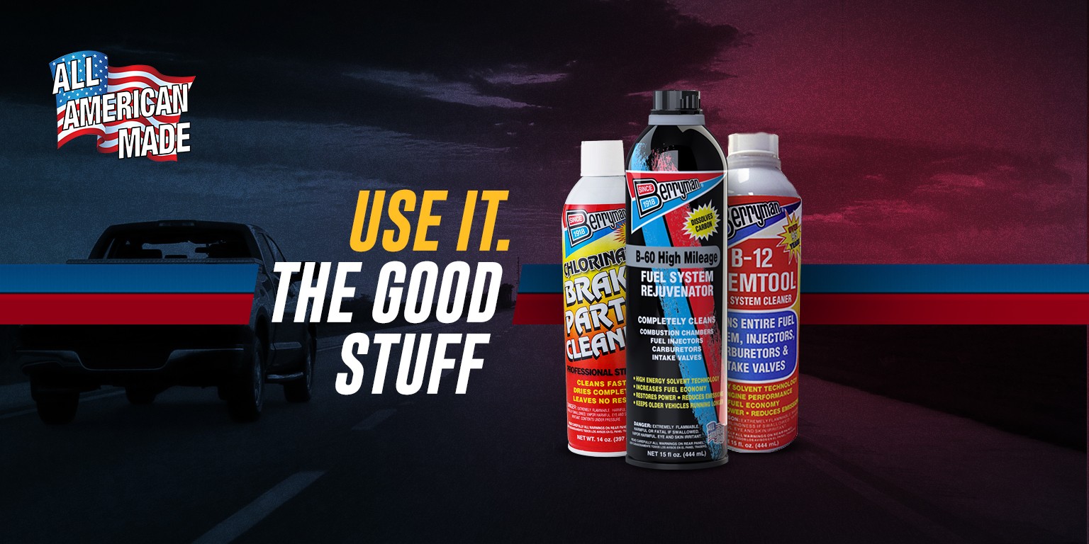 Berryman® 2 step Professional Fuel Injection Cleaning Package, Engine, Cleaning and Care, Chemical Product