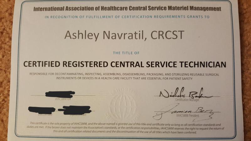 Ashley Navratil on LinkedIn: #sterileprocessing #sterilization #iahcsmm Ashley Navratil on LinkedIn: #sterileprocessing #sterilization #iahcsmm