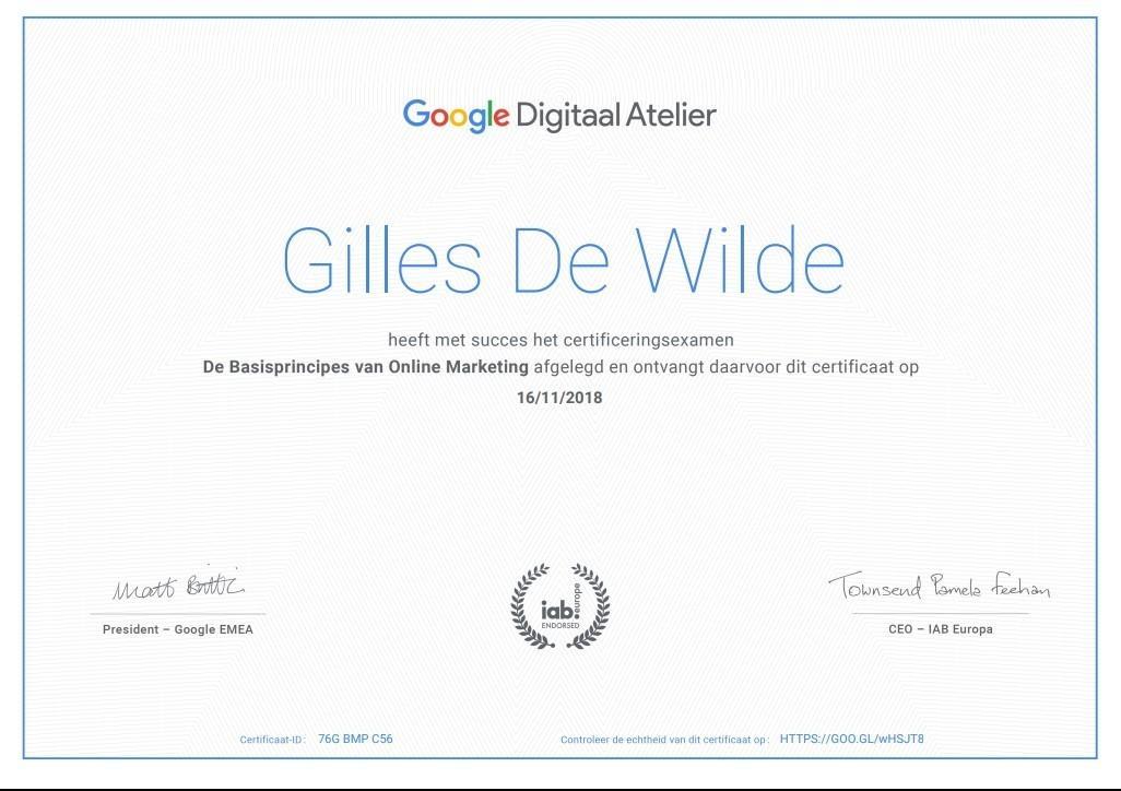 Gilles De Wilde on LinkedIn: Weekend well spent My first Google Gilles De Wilde on LinkedIn: Weekend well spent My first Google
