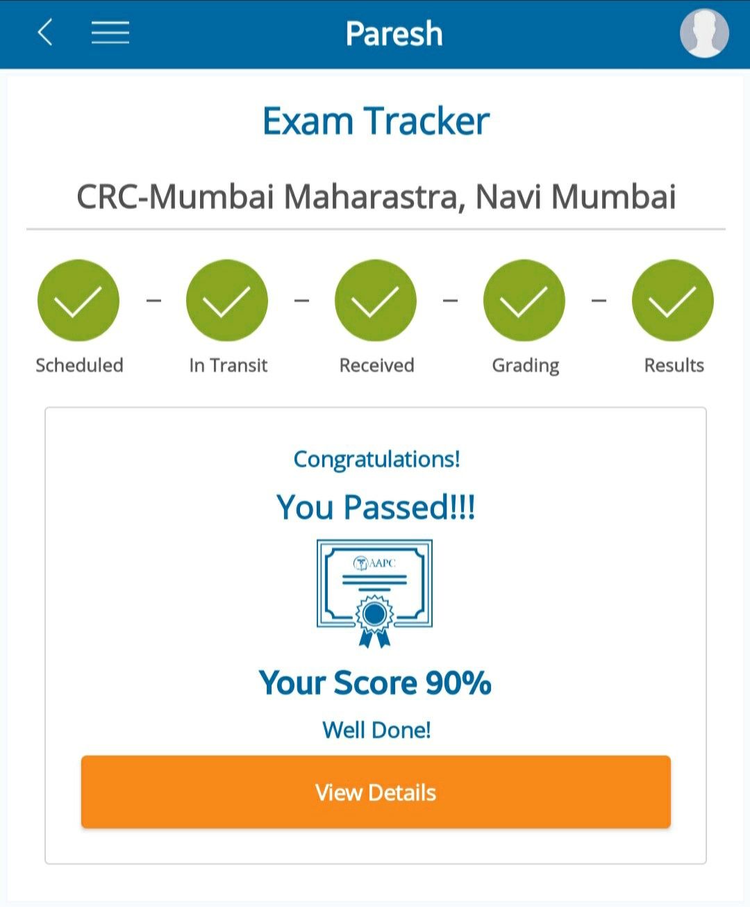 Paresh Sukhwani CPC CRC on LinkedIn: Happy to announce that I cleared Paresh Sukhwani CPC CRC on LinkedIn: Happy to announce that I cleared