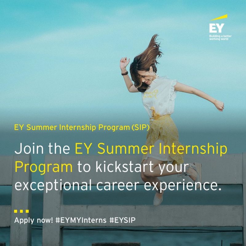 Yasmin Abdul Haizam on LinkedIn: EY is now accepting applications for the  EY Summer Internship Programme!…