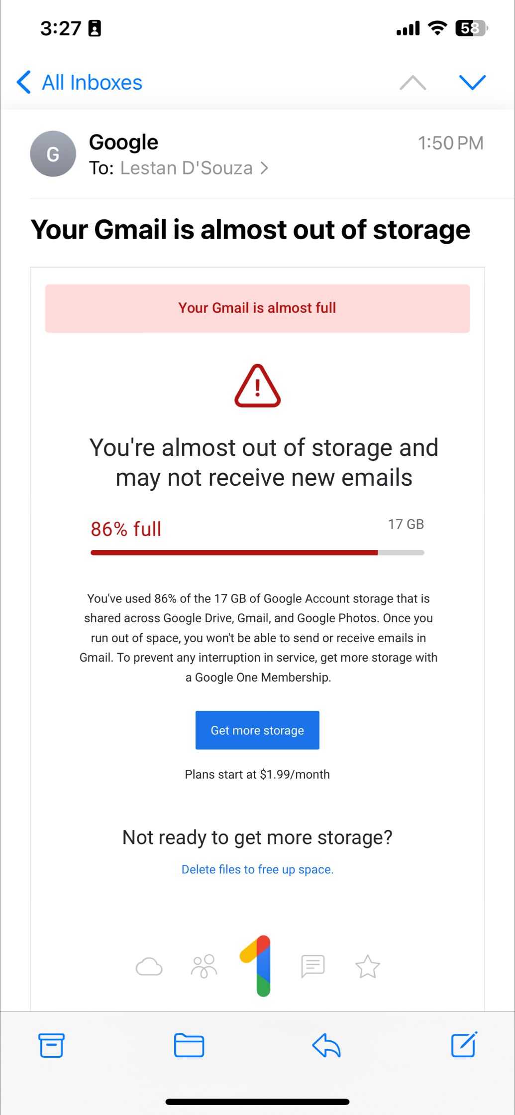 Lestan D #39 Souza บน LinkedIn: #email #gmail #cloud #storage #innovation Lestan D #39 Souza บน LinkedIn: #email #gmail #cloud #storage #innovation