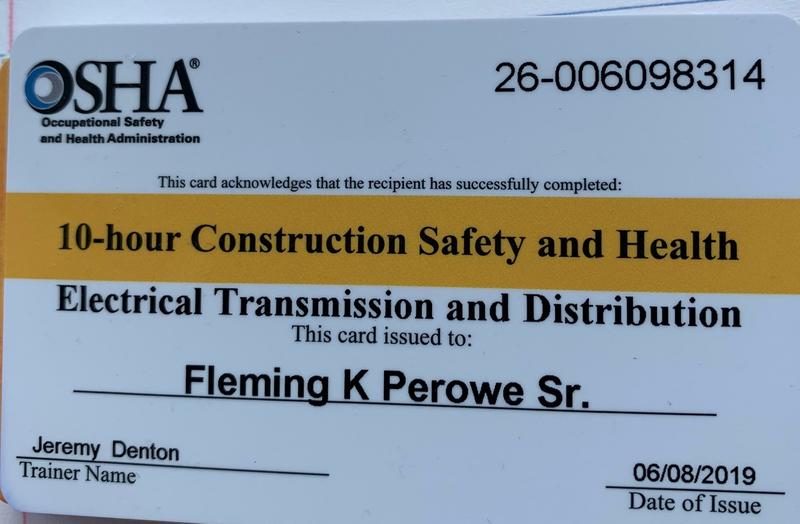 Fleming Perowe CSSS CSST /G #92 on LinkedIn: Another training under my Fleming Perowe CSSS CSST /G #92 on LinkedIn: Another training under my