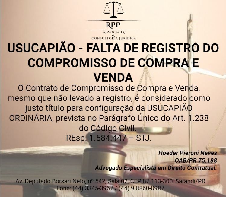 Hoeder Pieroni Neves - Advogado - RPP advocacia e consultoria jurídica |  LinkedIn
