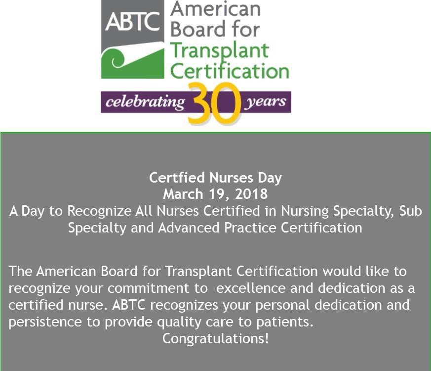 American Board for Transplant Certification posted on LinkedIn American Board for Transplant Certification posted on LinkedIn