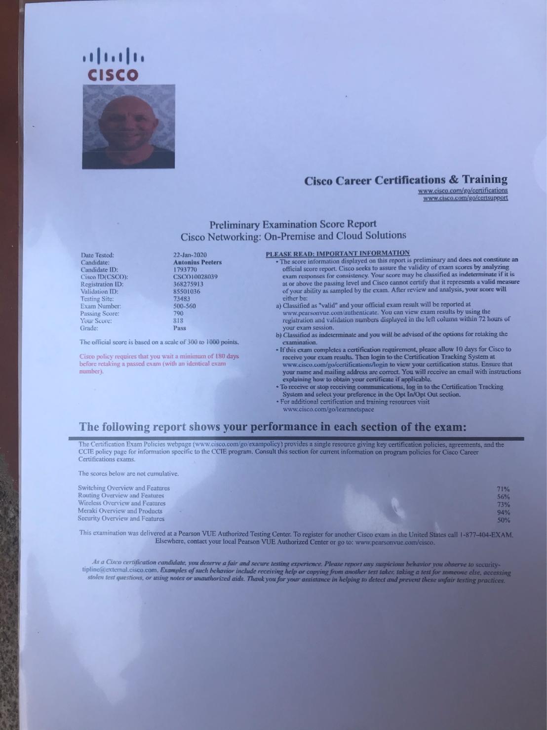 Anco Peeters on LinkedIn: In Phnom Penh i just passed the 500 560 exam Anco Peeters on LinkedIn: In Phnom Penh i just passed the 500 560 exam