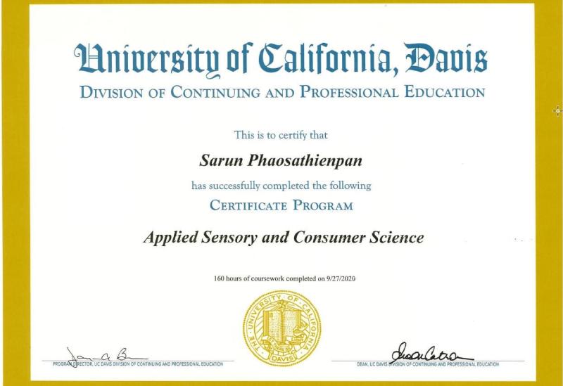 Sarun Phaosathienpan on LinkedIn: Completed sensory consumer Sarun Phaosathienpan on LinkedIn: Completed sensory consumer
