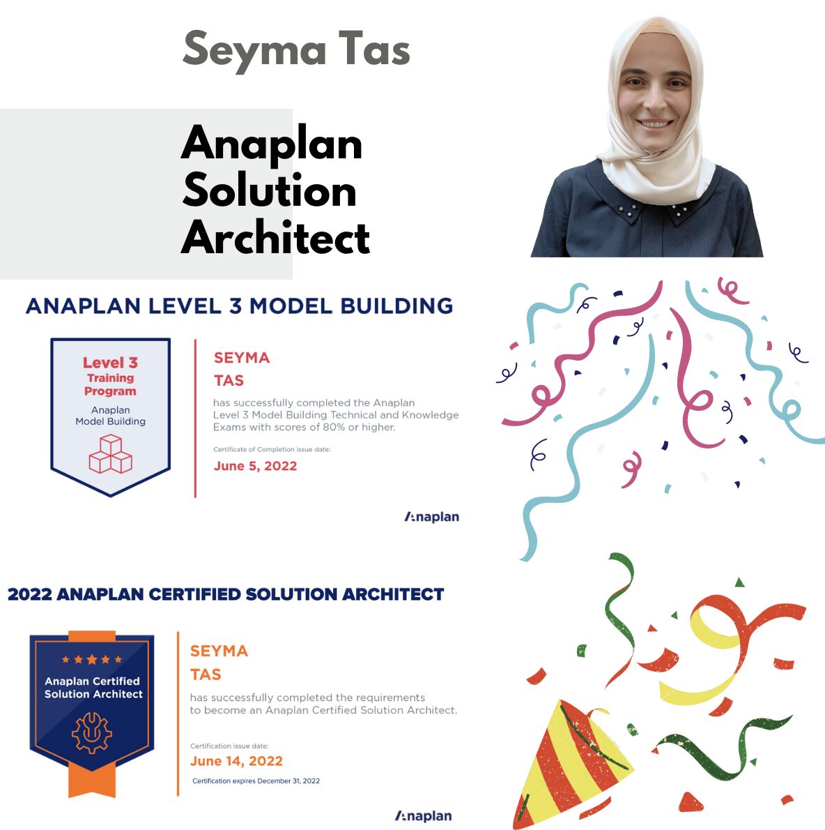Seyma TAS on LinkedIn: #anaplanlove #anaplan #certificate #training Seyma TAS on LinkedIn: #anaplanlove #anaplan #certificate #training