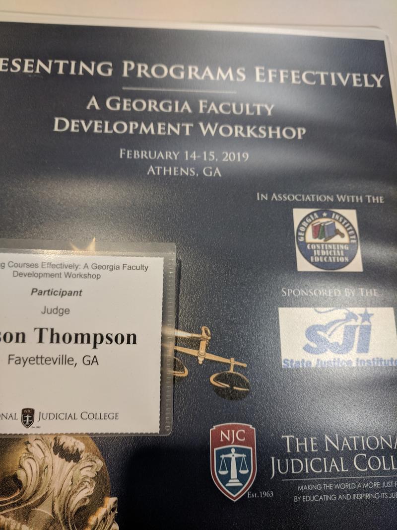 Jason B Thompson on LinkedIn: #nationaljudicialcollege #statecourt #judge Jason B Thompson on LinkedIn: #nationaljudicialcollege #statecourt #judge