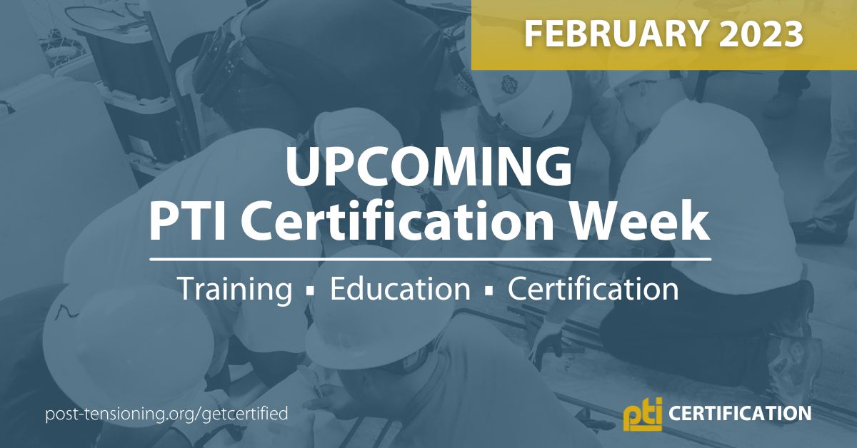 Post Tensioning Institute บน LinkedIn: #pticertification #ptigetcertified Post Tensioning Institute บน LinkedIn: #pticertification #ptigetcertified