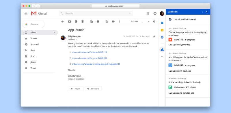 Josh Griffiths on LinkedIn: Atlassian Cloud for Gmail Josh Griffiths on LinkedIn: Atlassian Cloud for Gmail