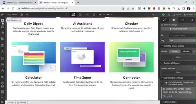 Hina Manzoor on LinkedIn: #webflowchallenge #webflowlearning #webflow # Hina Manzoor on LinkedIn: #webflowchallenge #webflowlearning #webflow #