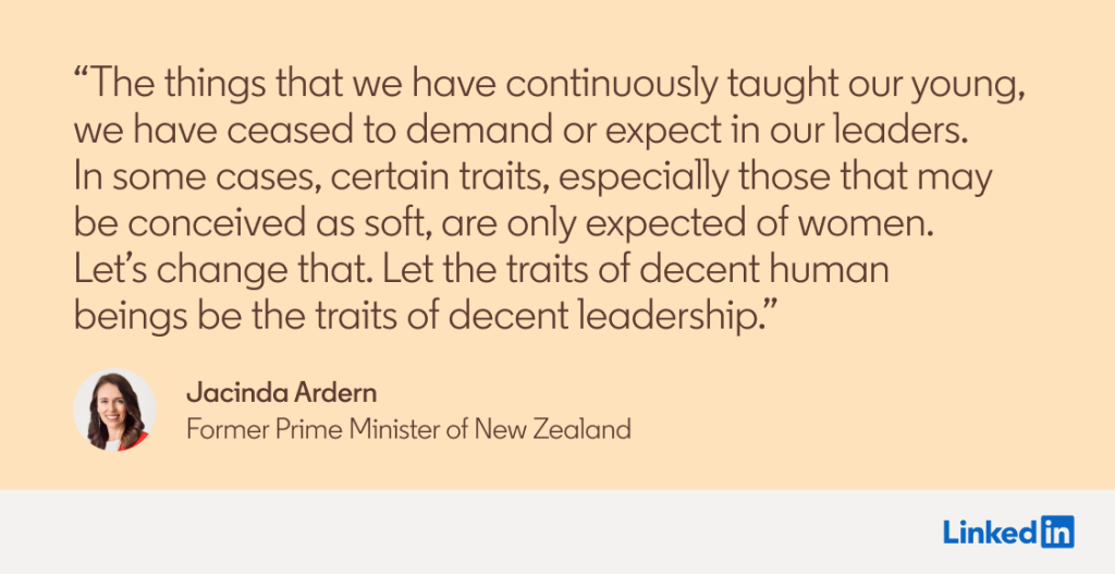 Quote from Jacinda Arden, former prime minister of New Zealand