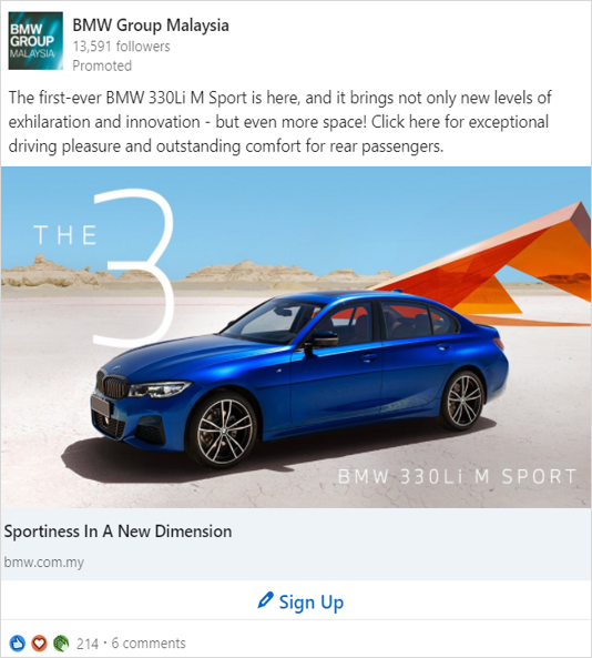  Cómo BMW Malaysia impulsa las conversiones entre los consumidores de alto valor en LinkedIn