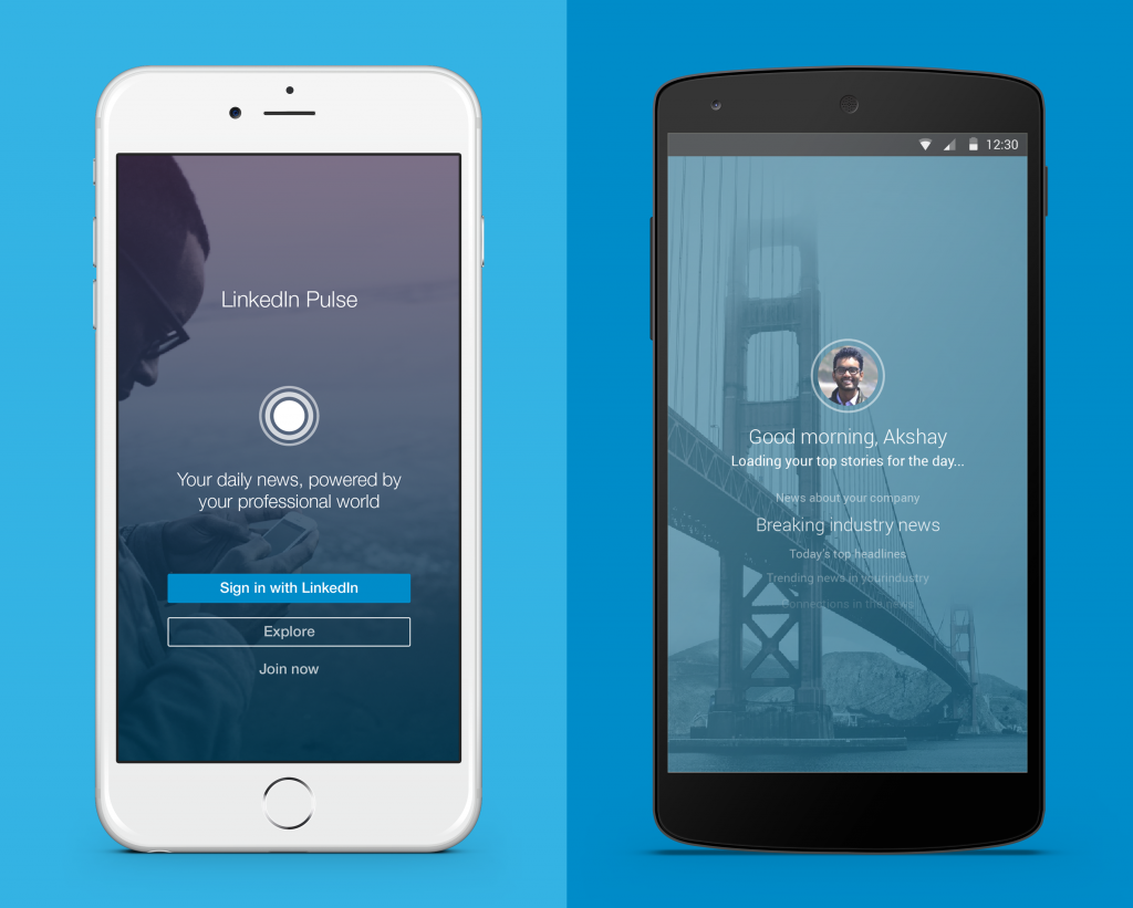 Linkedin Pulse iPhone and Android