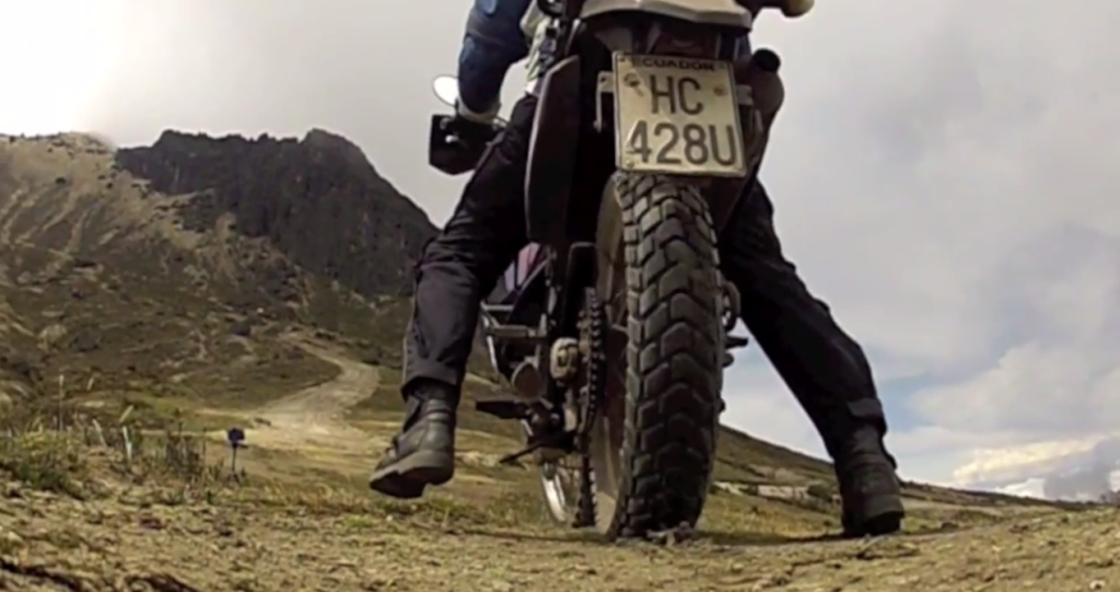 motorcycle riding in ecuador