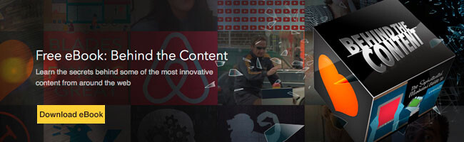 behind the content footer