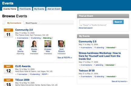 LinkedIn Events Hub