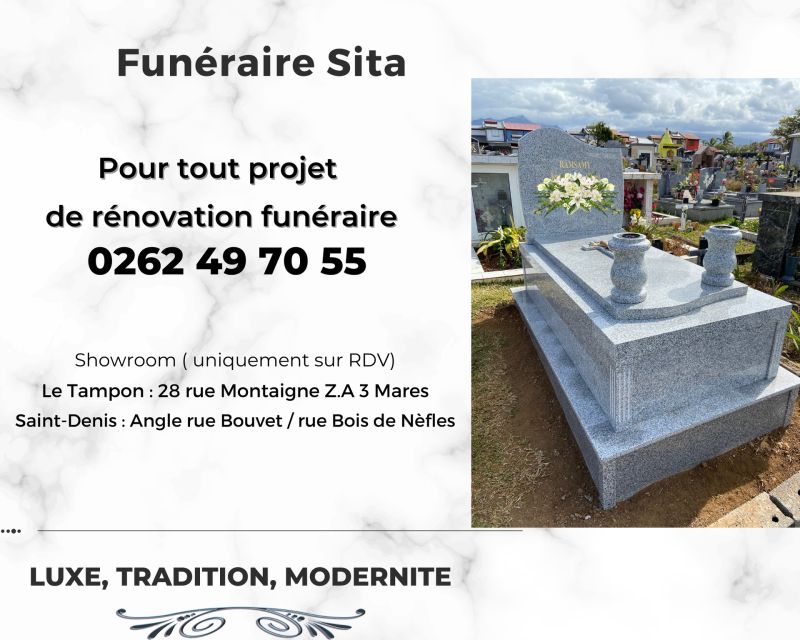 Pierre tombale • Monument funéraire • Tombe funéraire granit- Funelior